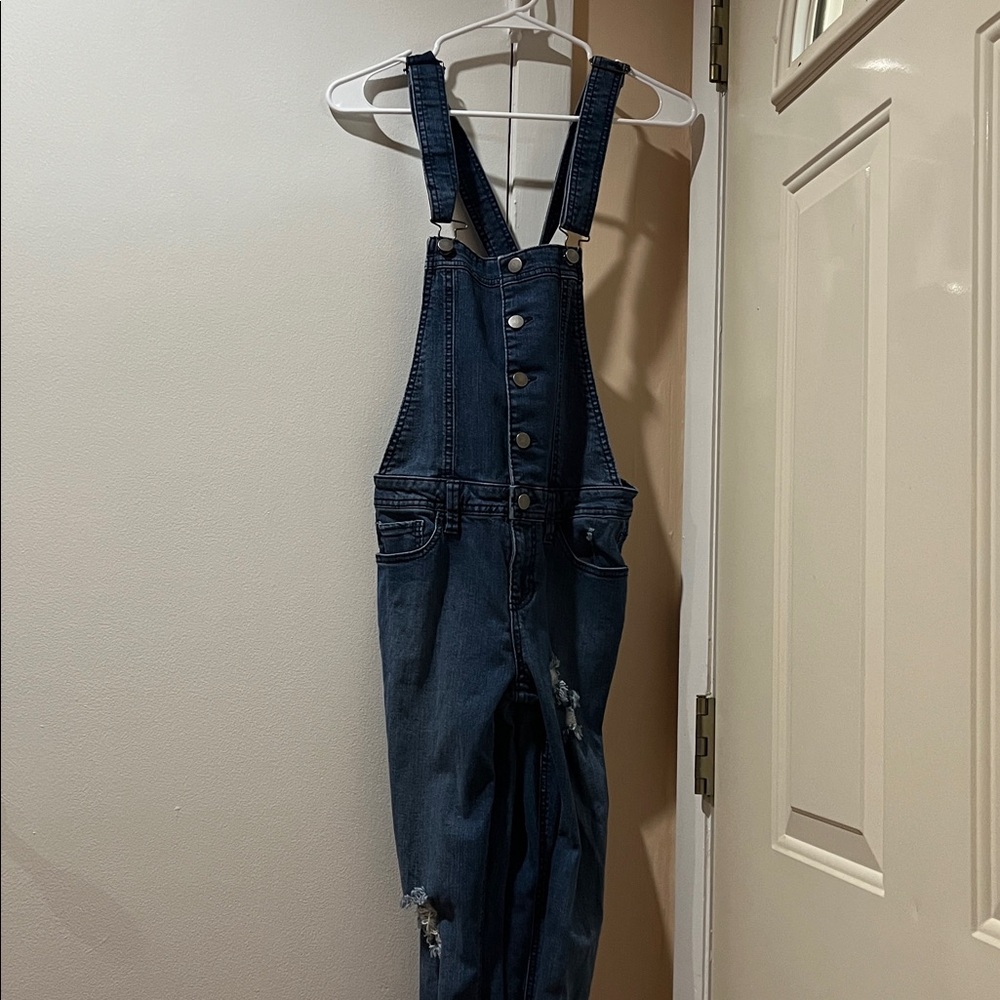 Harper Indigo Denim Overalls